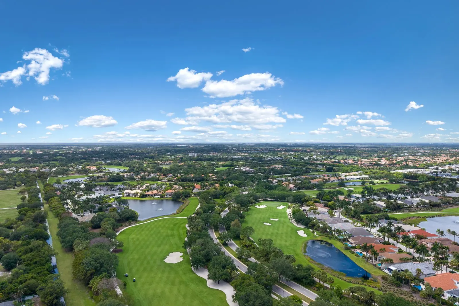 Aerial of a South Florida community maintained by Raise