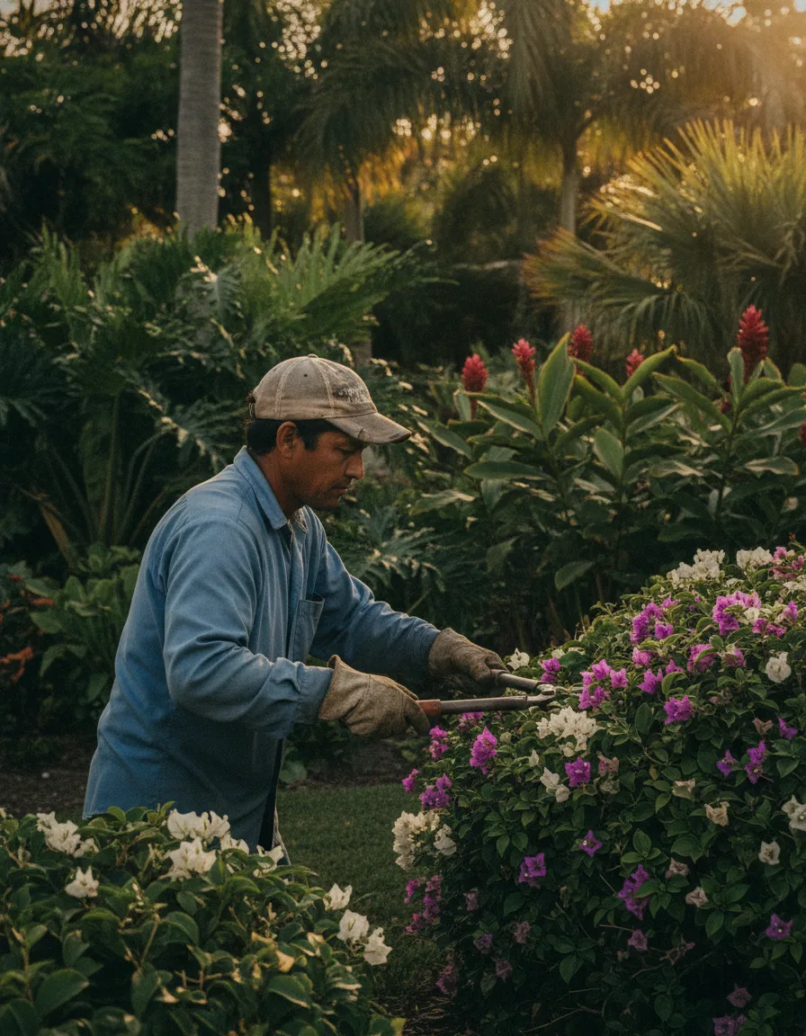 A resort landscape maintained by Raise